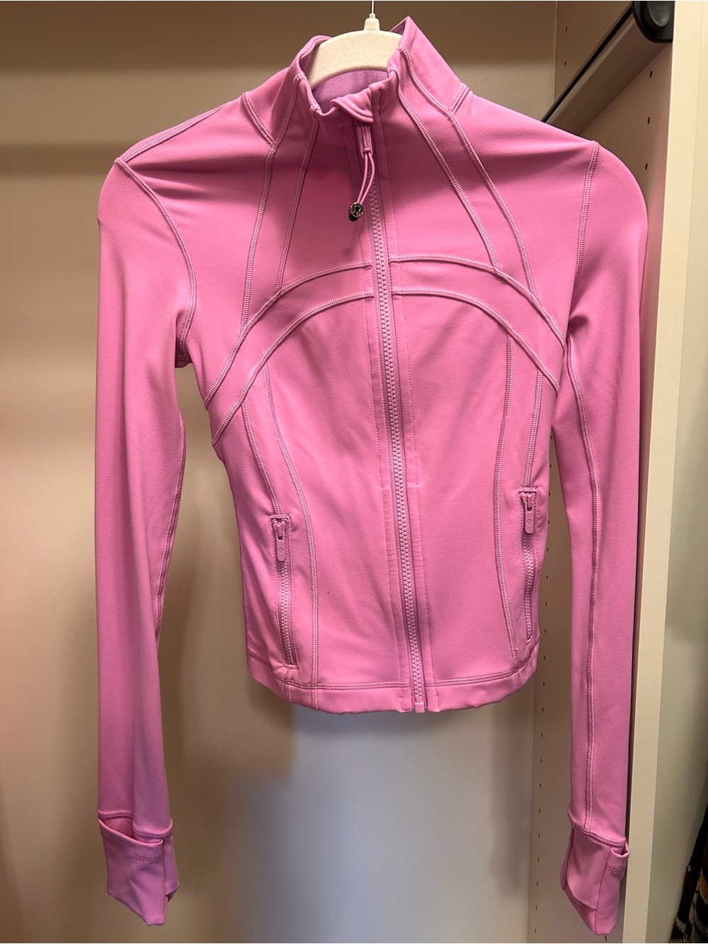 lululemon athletica Pink Full-Zip Athletic Jacket